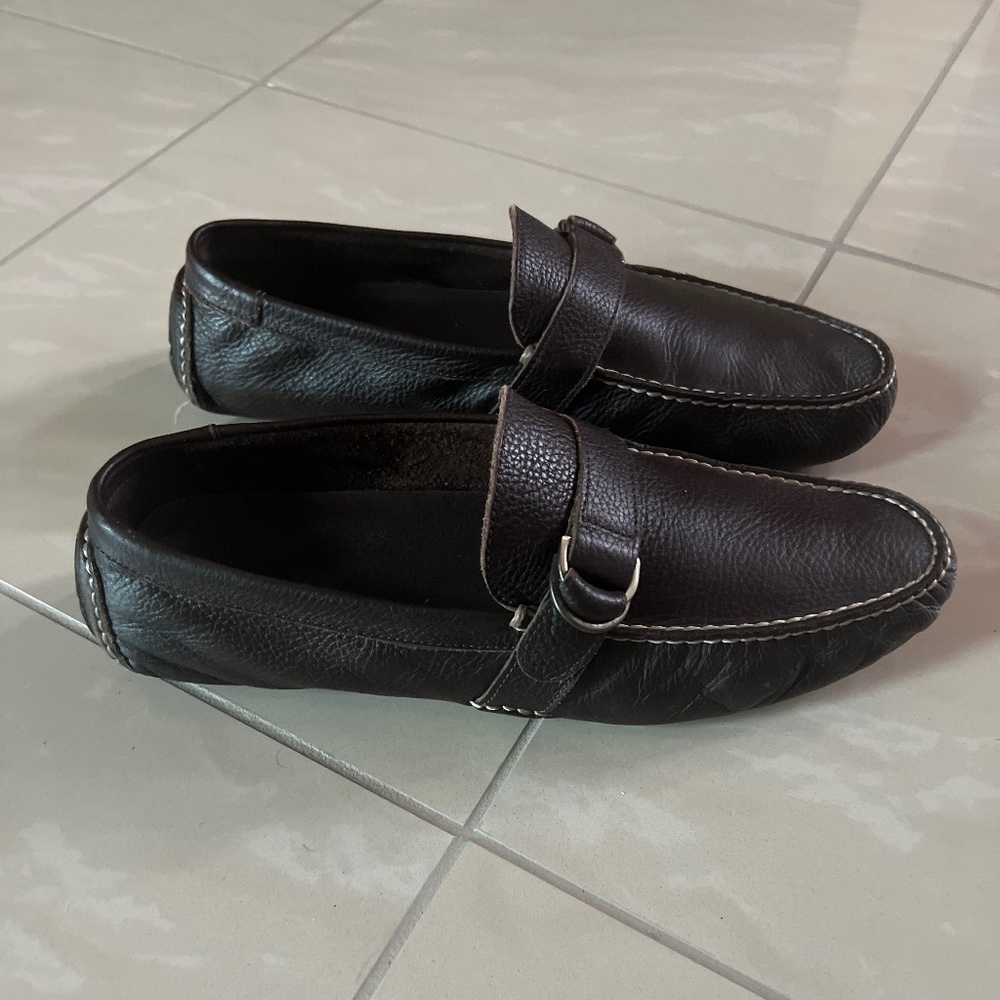 #2751 Polo Ralph Lauren Terry Driver Mocs 13D Men's Brown